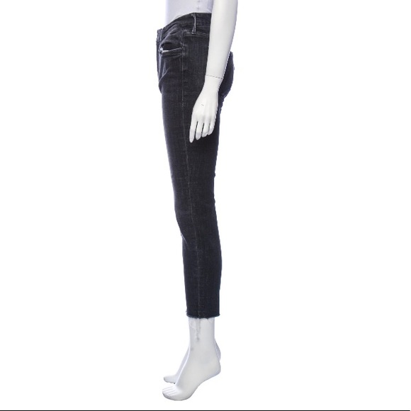 ❤️Mother Looker High Rise Gray Skinny Jeans 28 - Picture 2 of 3